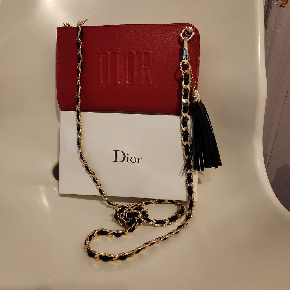 Dior pouch and cross bag